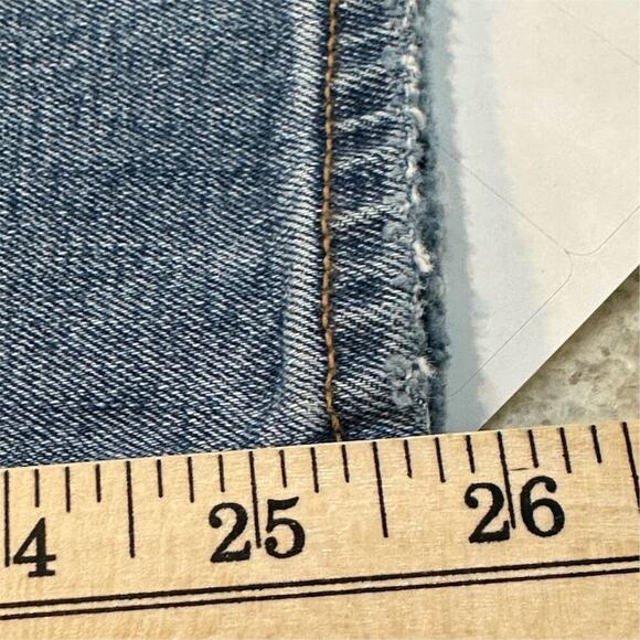 Abercrombie & Fitch Women's Ankle Straight‎ High Rise Jeans Size 26 Blue - Picture 9 of 9